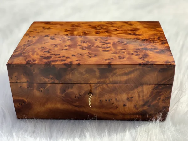 Moroccan traditional jelwery wood box . Thuya wood - Image 4